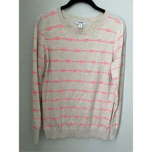 Old Navy Sailor Knot Print Sweater Size Medium